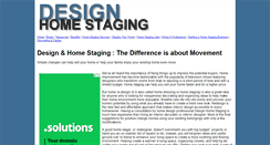 Desktop Screenshot of designhomestaging.com